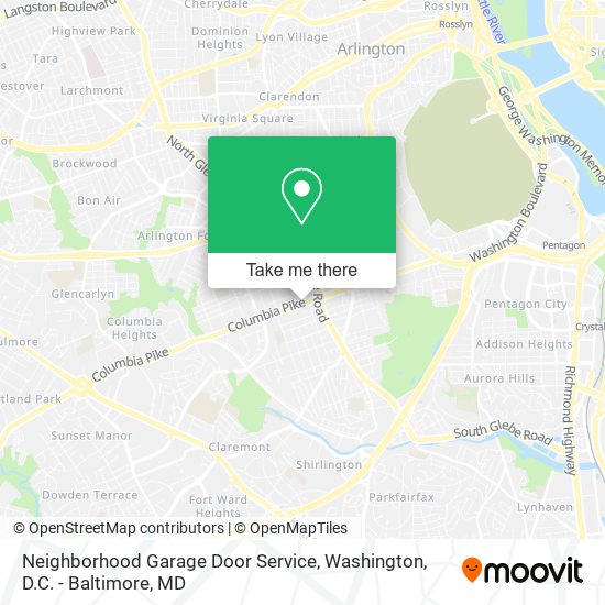 Neighborhood Garage Door Service map