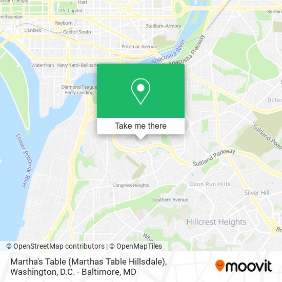 Martha's Table (Marthas Table Hillsdale) map