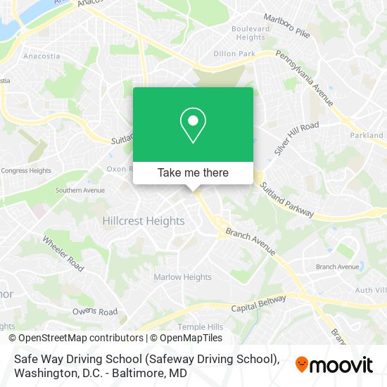 Safe Way Driving School (Safeway Driving School) map