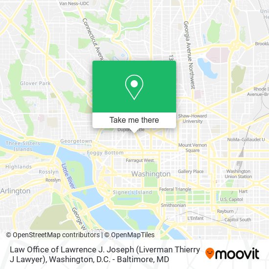 Law Office of Lawrence J. Joseph (Liverman Thierry J Lawyer) map