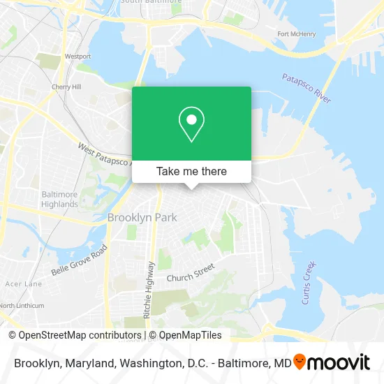 Brooklyn, Maryland map