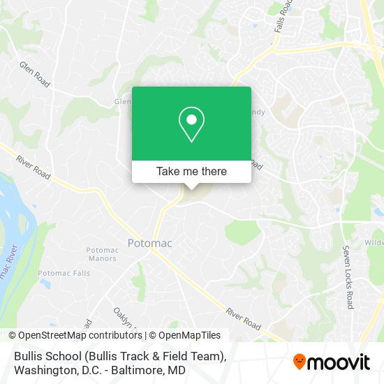 Mapa de Bullis School (Bullis Track & Field Team)