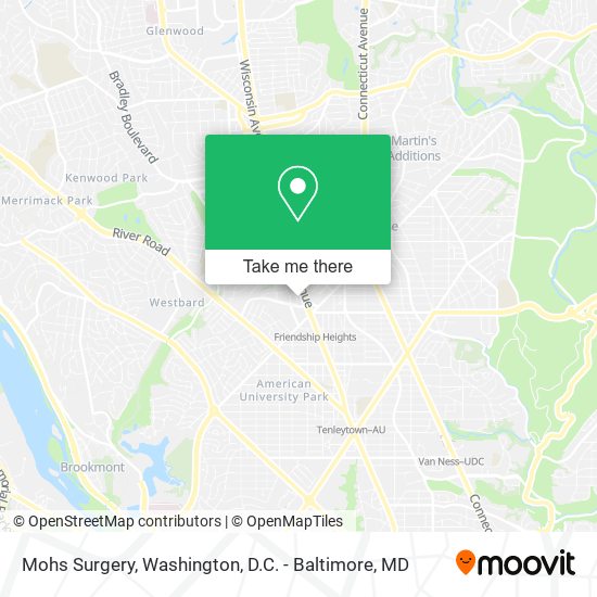 Mohs Surgery map