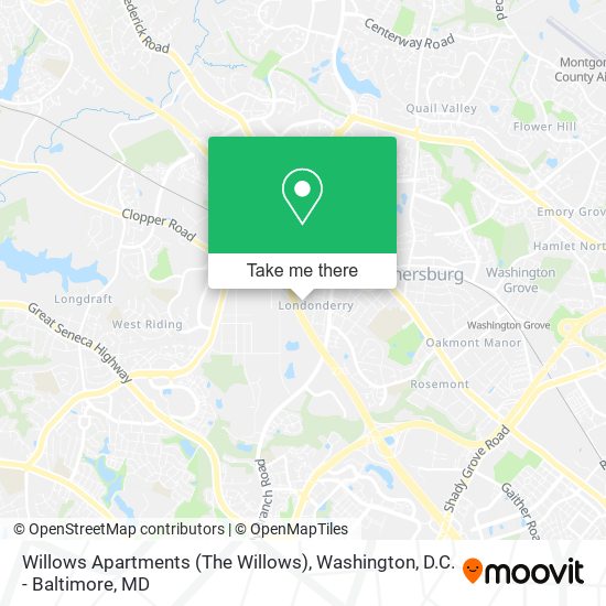 Mapa de Willows Apartments (The Willows)