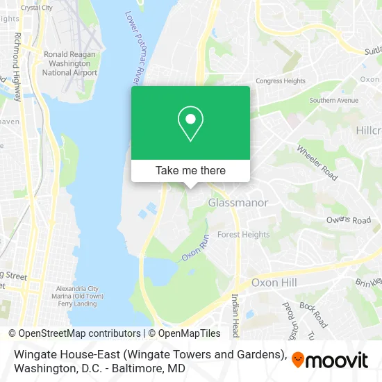 Wingate House-East (Wingate Towers and Gardens) map