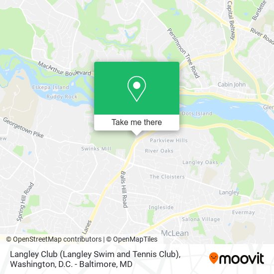 Mapa de Langley Club (Langley Swim and Tennis Club)