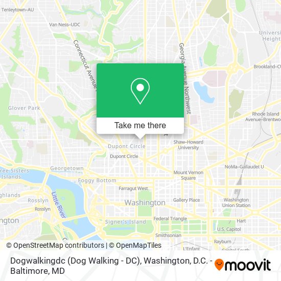 Dogwalkingdc (Dog Walking - DC) map