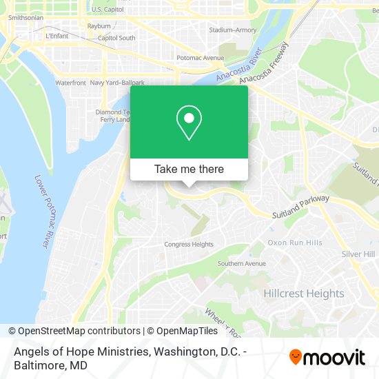 Mapa de Angels of Hope Ministries