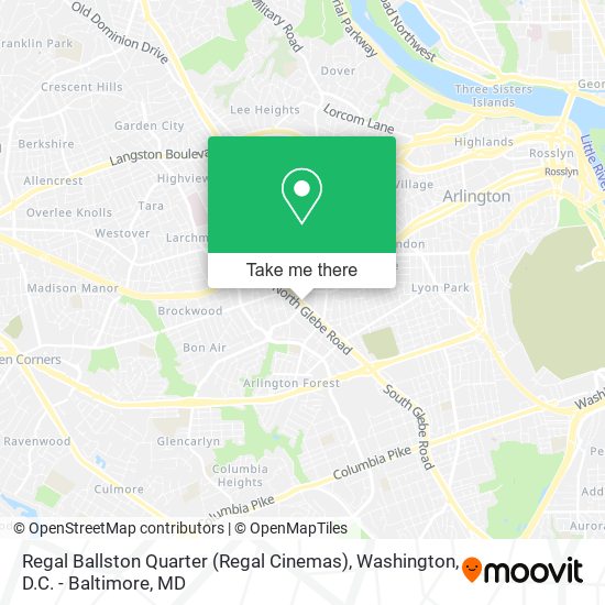 Regal Ballston Quarter (Regal Cinemas) map