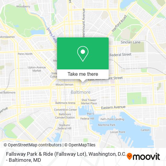 Fallsway Park & Ride (Fallsway Lot) map
