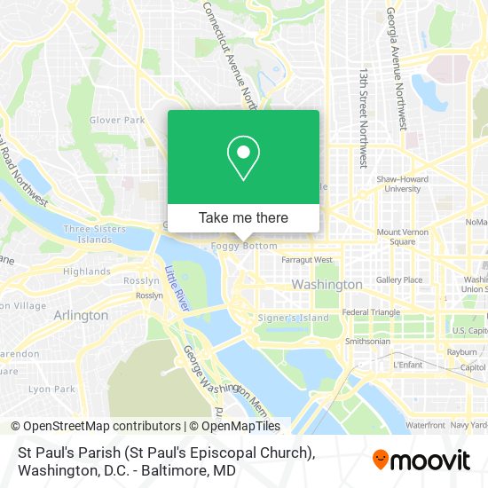 Mapa de St Paul's Parish (St Paul's Episcopal Church)