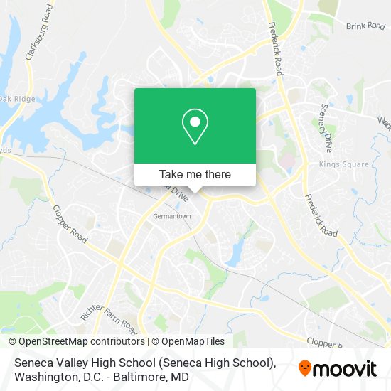 Mapa de Seneca Valley High School