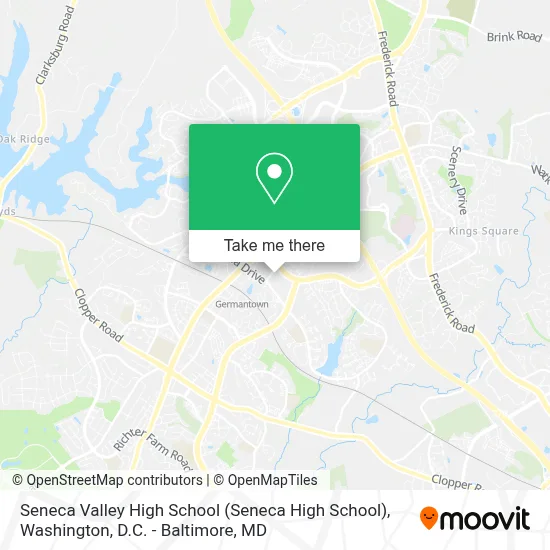 Seneca Valley High School map
