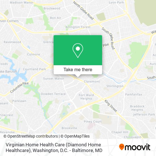 Virginian Home Health Care (Diamond Home Healthcare) map