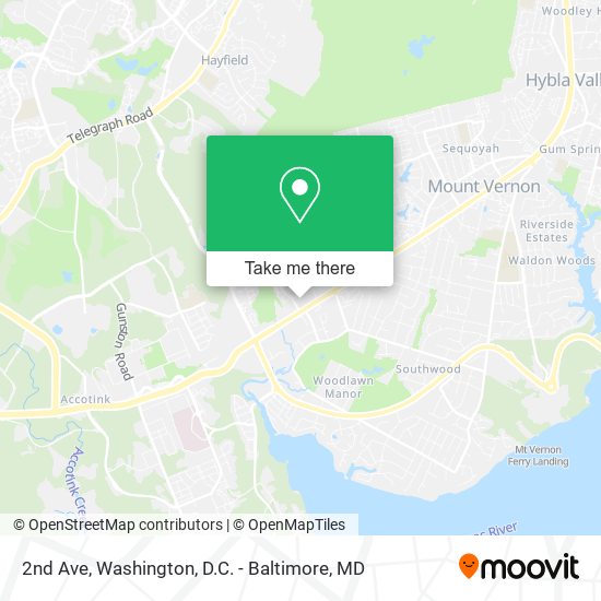 2nd Ave map