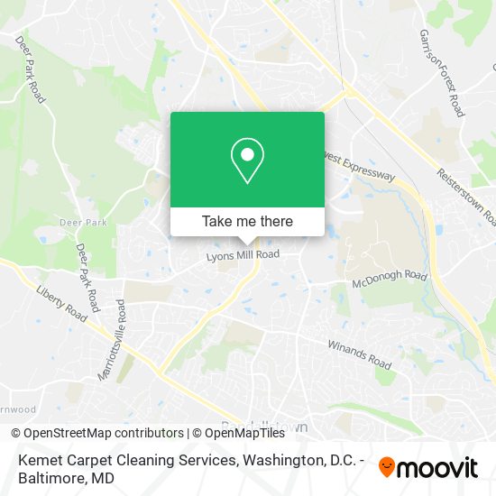 Mapa de Kemet Carpet Cleaning Services