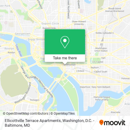 Mapa de Ellicottville Terrace Apartments