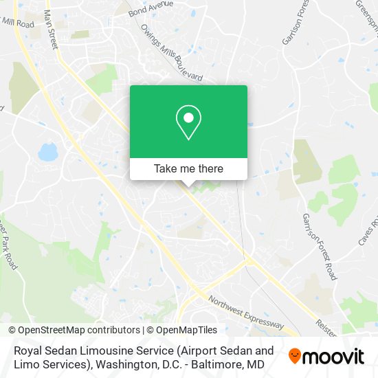 Mapa de Royal Sedan Limousine Service (Airport Sedan and Limo Services)