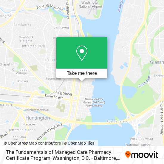The Fundamentals of Managed Care Pharmacy Certificate Program map