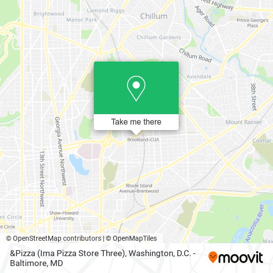 Mapa de &Pizza (Ima Pizza Store Three)