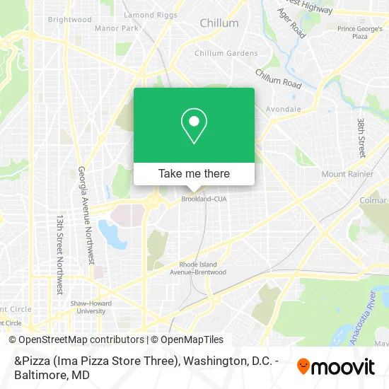 &Pizza (Ima Pizza Store Three) map