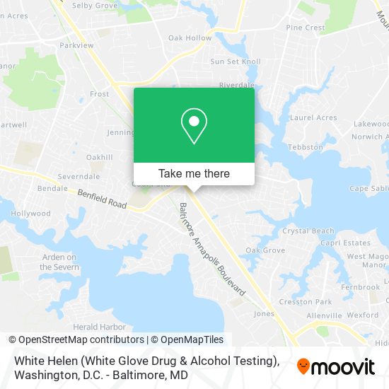 Mapa de White Helen (White Glove Drug & Alcohol Testing)
