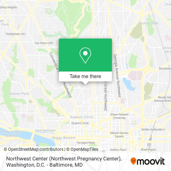 Northwest Center (Northwest Pregnancy Center) map