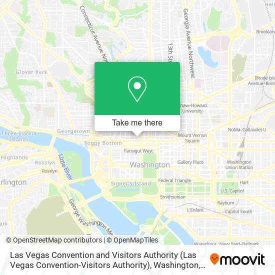 Las Vegas Convention and Visitors Authority map