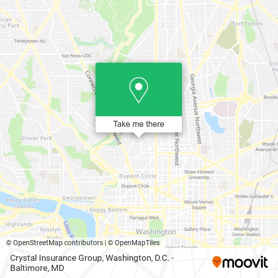 Mapa de Crystal Insurance Group