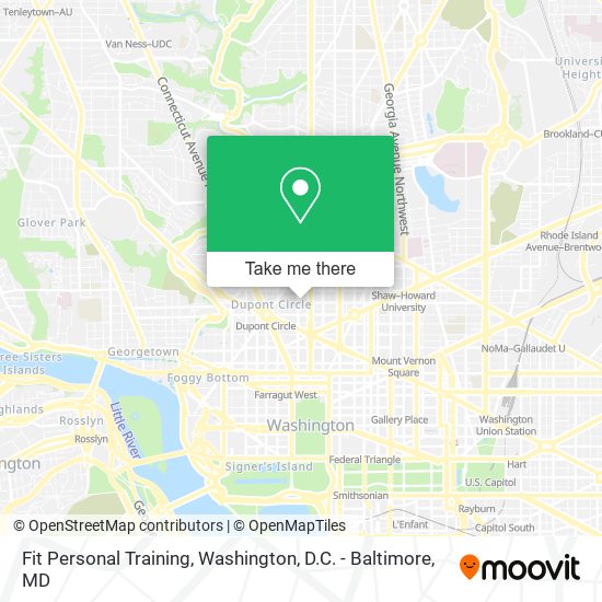 Fit Personal Training map