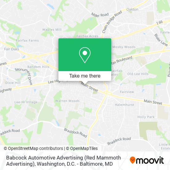 Babcock Automotive Advertising (Red Mammoth Advertising) map