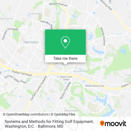 Systems and Methods for Fitting Golf Equipment map