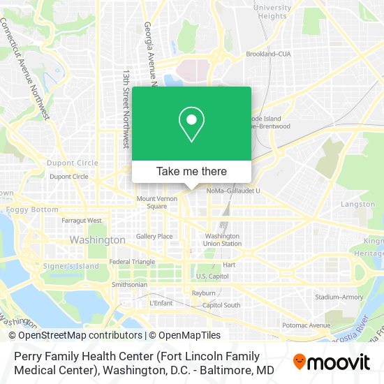 Perry Family Health Center (Fort Lincoln Family Medical Center) map