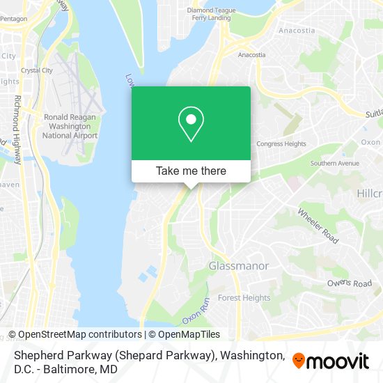 Mapa de Shepherd Parkway (Shepard Parkway)