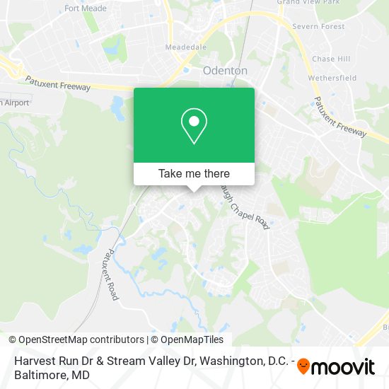 Mapa de Harvest Run Dr & Stream Valley Dr