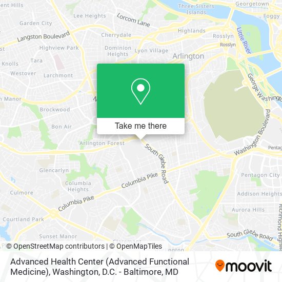 Mapa de Advanced Health Center (Advanced Functional Medicine)