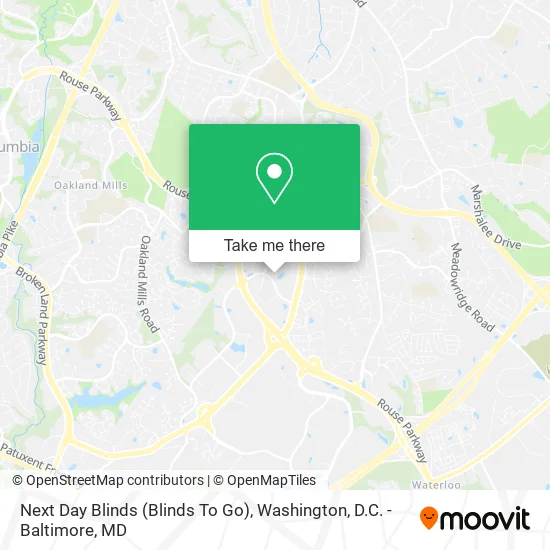 Mapa de Next Day Blinds (Blinds To Go)