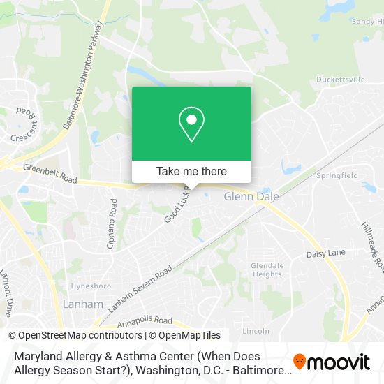 Maryland Allergy & Asthma Center (When Does Allergy Season Start?) map
