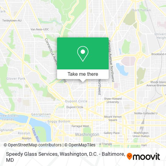 Mapa de Speedy Glass Services