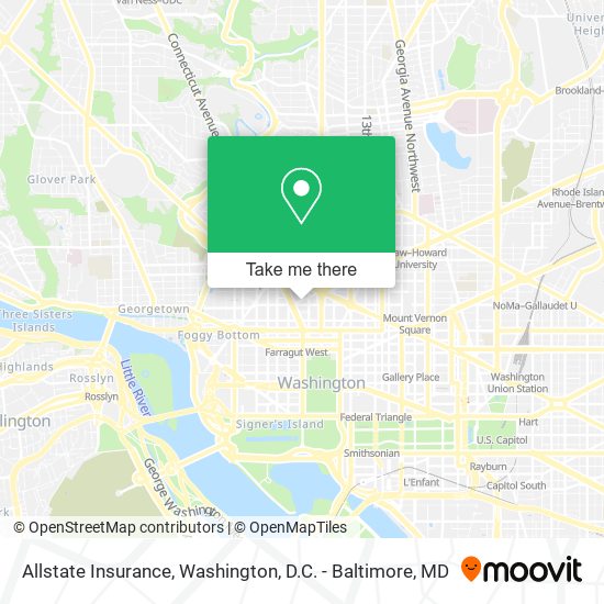 Allstate Insurance map