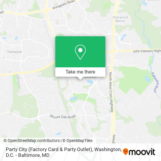 Mapa de Party City (Factory Card & Party Outlet)