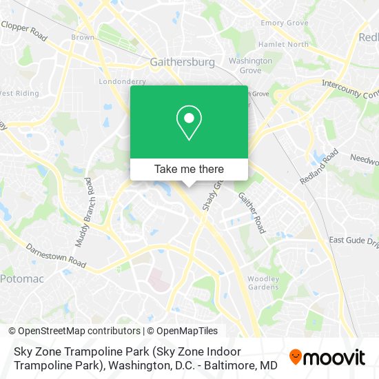 Sky Zone Trampoline Park map