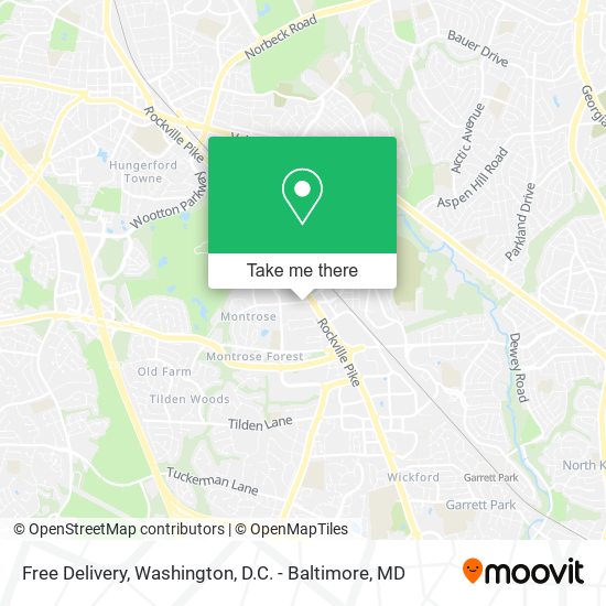 Free Delivery map