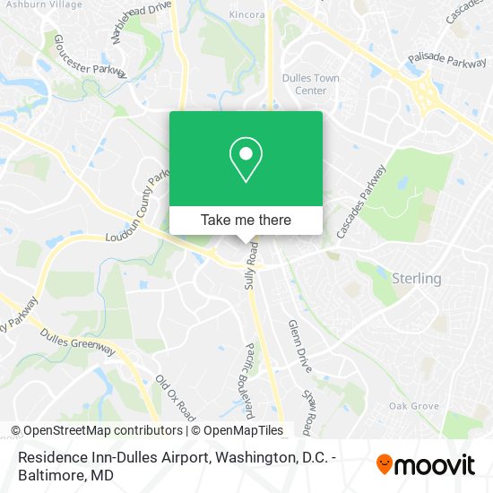 Residence Inn-Dulles Airport map