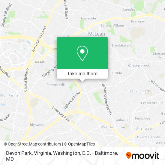 Mapa de Devon Park, Virginia