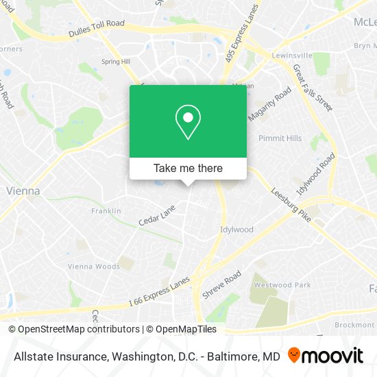 Allstate Insurance map