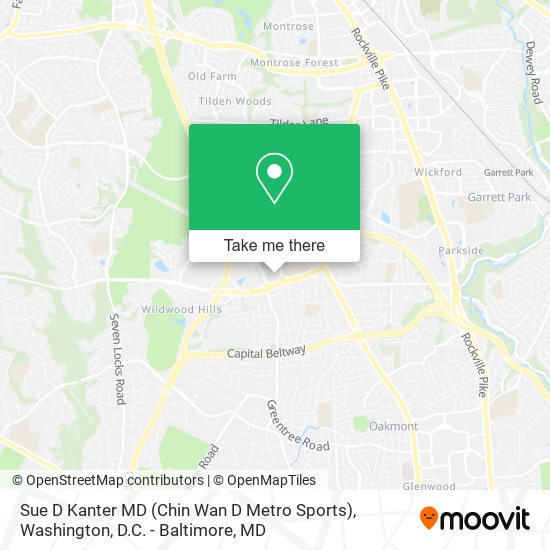 Mapa de Sue D Kanter MD (Chin Wan D Metro Sports)
