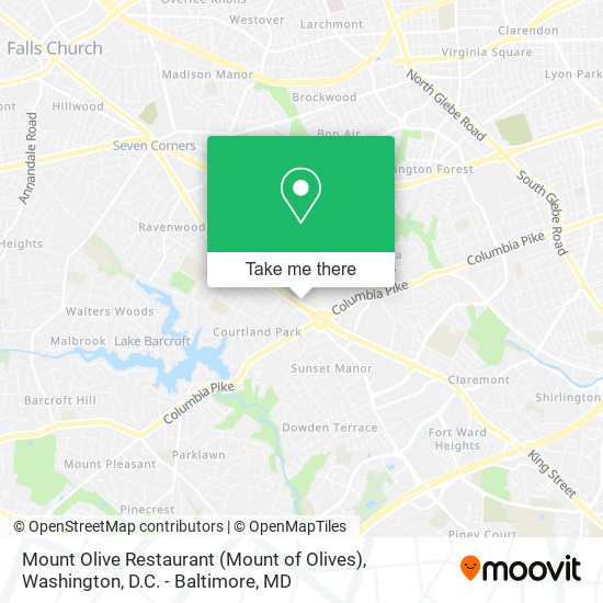 Mapa de Mount Olive Restaurant (Mount of Olives)