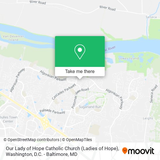 Our Lady of Hope Catholic Church (Ladies of Hope) map