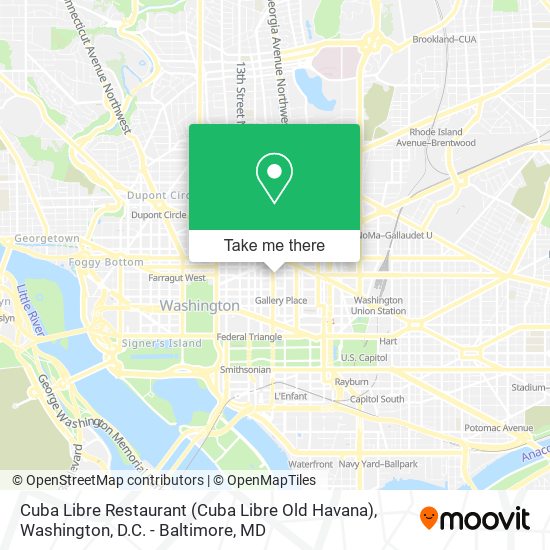 Mapa de Cuba Libre Restaurant (Cuba Libre Old Havana)